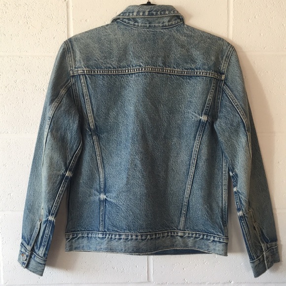 Jean Jacket 100% Cotton size small color blue Lucky - Picture 13 of 13